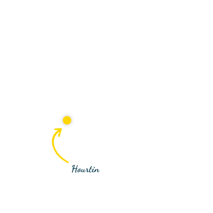 Karte von Frankreich Hourtin