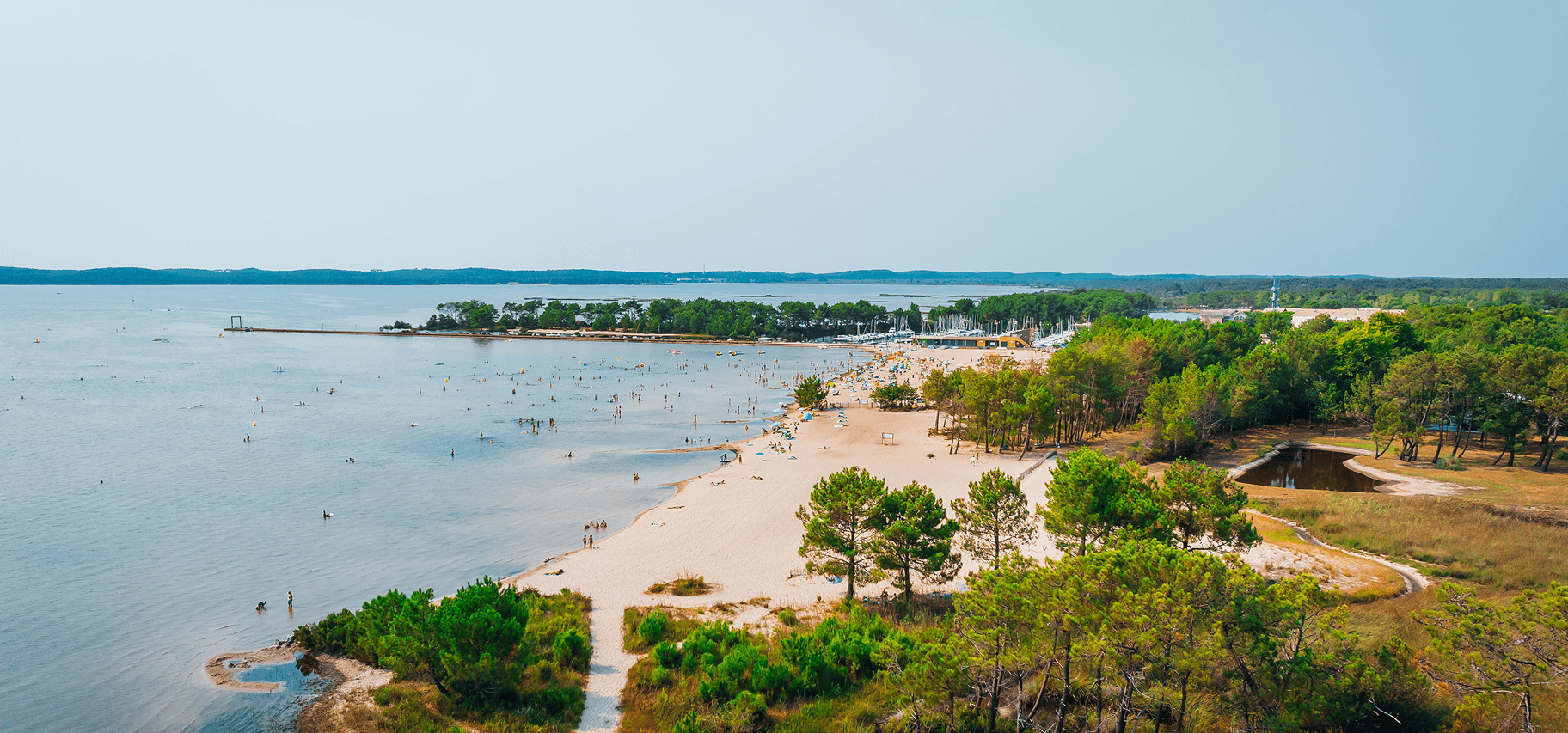 4-star campsite Gironde : Camping on the shores of Lake Hourtin in Gironde  (33)